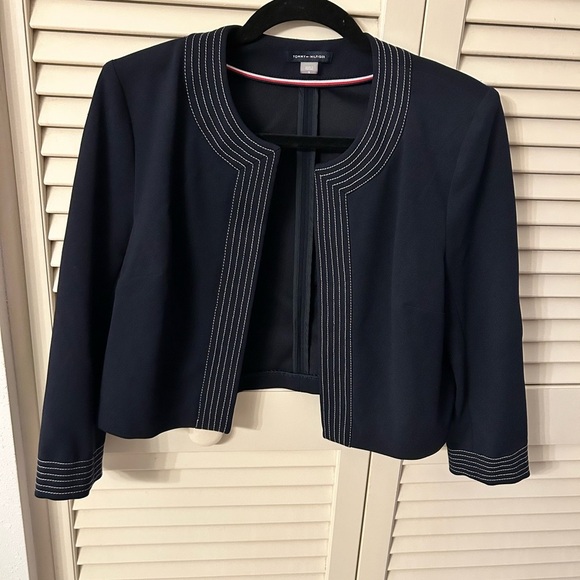 Tommy Hilfiger Blue Blazer Elegant Suit Jacket - Picture 1 of 2